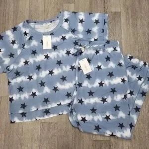 Como Blu | Blue Shadow Lounge Pant Set Size 2X